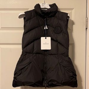 Brand new,with tags Moncler puffer vest. Black